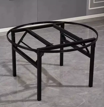 Folding Table Frame for Hotel Round/Square Tables, Portable Table Legs, Movable Table Stand