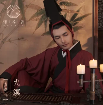 Men's Hanfu Straight-Cut Curved Robe Spring/Summer Traditional Restored Qin-Han Style