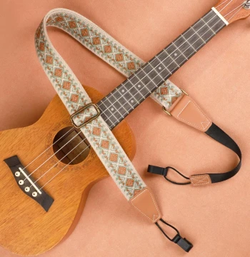 No-Drill Ukulele Strap Adjustable Shoulder Strap for Ukulele Guitar