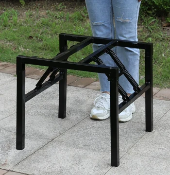 Square Table Frame Square Table Leg Support Stand Dining Table Leg Bracket Folding Table Leg Frame Table Foot Stand