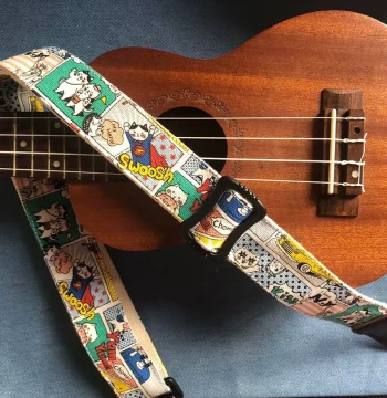 Handmade Super Cute Cat Catman Ukulele Strap with Ukulele Guitar Strap ukulele strap