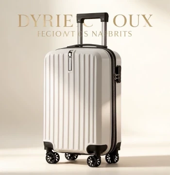 Luggage Gift Box 20-inch Travel Suitcase for Middle and High School Students, Men and Women, Children with Combination Lock and Universal Wheels