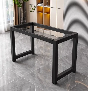 Table Leg Bracket, Wrought Iron Table Frame, Custom Welded Painted Metal Dining Table Legs, Office Desk Legs, Iron Coffee Bar Legs