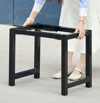Storage Rack Table Legs Small Table Leg Bracket Rectangular Support Legs Iron Table Frame Base