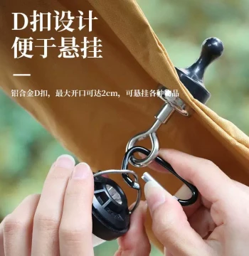 Outdoor Camping Canopy Magnetic Hook Strong Magnet Hanging Hook for Camping Lights Tent Fixator Heavy-Duty Magnetic Hook