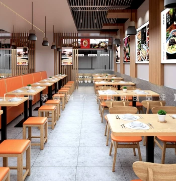 Solid Wood Small Square Stools - Ideal for Noodle Shops, Cold Skin Restaurants, Malatang, Sushi, Dumpling, Burger, Milk Tea, and Breakfast Cafes