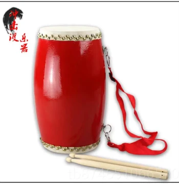 Authentic Dannale Wooden Adult Waist Bull 15CM Double-Row Nail Drum Waist Drum Instrument Water-Skin Waist Drum Yangge Team Waist