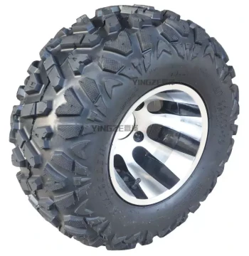 Go-Kart Accessories - DIY Quad ATV Wheels (23x7-10, 22x10-10) with A-Pattern Tires and Aluminum Rims