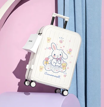 Japan JGYP 2026 New Cute Children's Luggage, Sit-On Rideable Carry-On Travel Suitcase, Small Trolley Case with Combination Lock