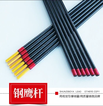 1.8m 2.4m 3.6m Steel Eagle Front Support Rod, Green/Black Tapered Resin Rod, Eagle Kite Frame Keel