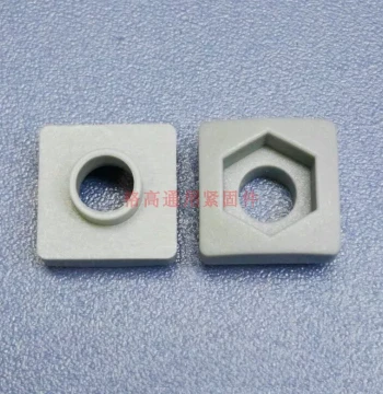 Gray Glass-Filled Nylon Nut Insulation Protective Washer/Sleeve G4430 000 16968, Hex Nut Insulation