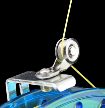 360° Universal Kite Line Guide with Metal Bearings - Smooth Alloy Dual-Line Winder Modification Part