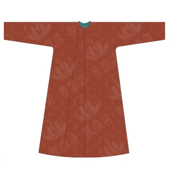 Hanfu Tang Dynasty Round-Collar Robe DIY Paper Template