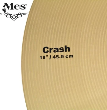 Hong Kong MES Q7 Dedicated Drum Kit - Standard 18-inch Crash Cymbal (Single Piece)