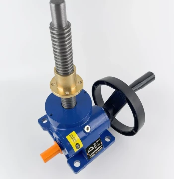 Small SWL Hand-Crank Lift Screw Lifter Threaded Rod Rotating Nut Lifting Type Electric Platform