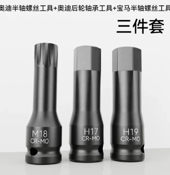 H19 Socket Tool for Volkswagen, Audi A4/Q5, BMW X5 CV Joint, Half-Shaft, Rear Wheel Bearing Screw Removal, Special Automotive Repair Tool