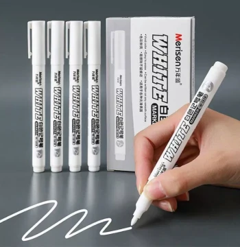New 1/2/3PCS Waterproof Metal Marker Permanent White Paint P