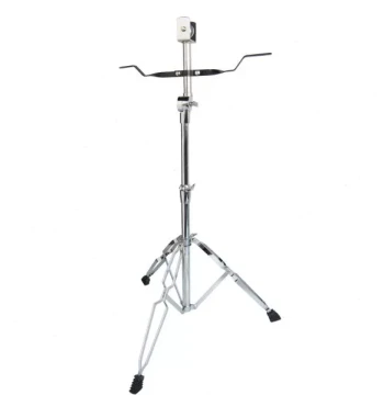 Electroplated Bongo Drum Stand 7-inch plus 8-inch Wooden Bongo Drums with Stand 7+9 Latin Hand Drum Bongo Stand