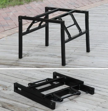 Foldable Dining Table Leg Bracket - Support Frame for Small Tables and Low Stands