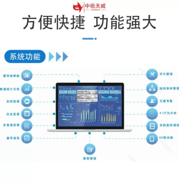 Hot Sale Tianwei Zhongshi Cloud Recording Intelligent Classroom Patrol System Centralized Control Recording Attendance Analysis Multi-Function Smart Supervision