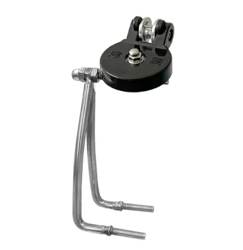 Upgraded Kite Reel Stand with Large Swivel Wheel and Plastic Line Guide - Prevents Tangling, Ensures Smooth Flow, and Protects Line