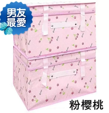 Jisu 2-Pack Extra Large Fabric Storage Bins for Clothes and Quilts, Moisture-Proof, Foldable Organizer Boxes