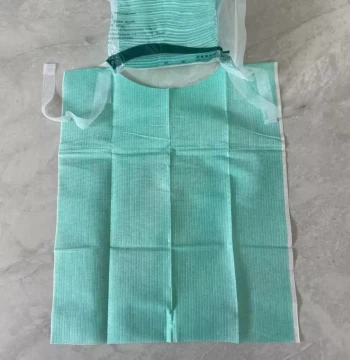 Shuaiyou Disposable Dental Bibs with Ties for Oral Examination and Feeding