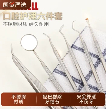 Dental Tartar Remover Tool with Oral Endoscope, Professional Dental Pick and Hook for Plaque Removal