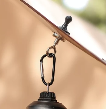 Dehou Outdoor Heavy-Duty Magnetic Suction Hook with Magnet Adhesive; Tent and Canopy Fixator; Nail-Free Camping Light Hanger