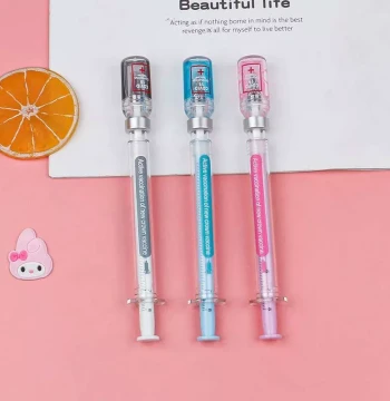 Ellen Brook 1 Piece Creative Novelty Syringe Shape Cute Stat