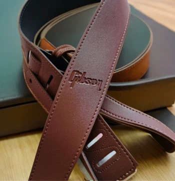 Guitar Strap - Universal Electric Guitar and Bass Strap for Men and Women, Folk Guitar Shoulder Strap in Brown and Black