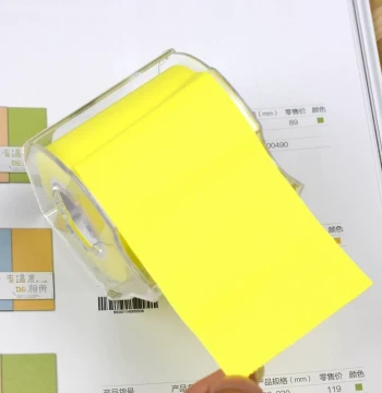 Rapid Note Roller Tape, Fresh Colorful Dispenser-Style Sticky Notes in Long Strip Format