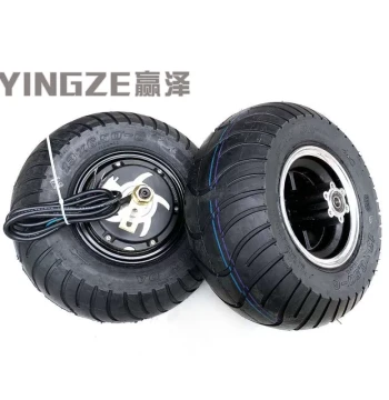 Electric Harley Scooter Front and Rear Wheel Hubs, 48V/800/1000W Brushless Motor Hub, 13X6.50-6 Inch Wheels