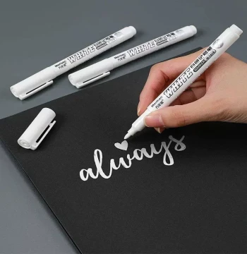 New 1/2/3PCS Waterproof Metal Marker Permanent White Paint P