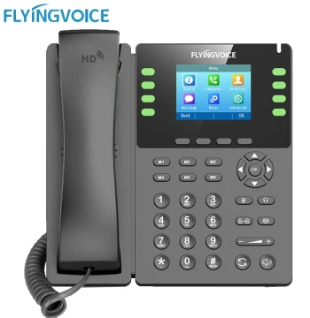 Feiyin Era IP Phone SIP LAN Desk Phone for IPPBX with Recording and Dual-Band WiFi