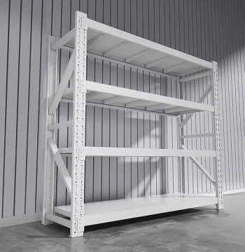 Multi-Layer Commercial Shelving Unit - Heavy-Duty Floor Storage Rack for Supermarkets and Courier Display Cabinets