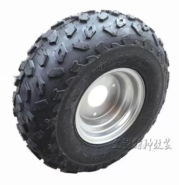 DIY 4-Wheel Go-Kart ATV Accessories 6-inch Vacuum Tire 145/70-6 Off-Road Tire and Wheel Assembly
