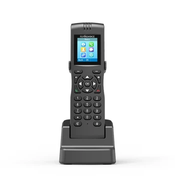 FLYINGVOICE Portable Handheld Dual-Band Wireless SIP Phone FIP16plus Cordless Handset