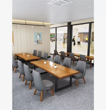 Retro-Style Western Restaurant and Café Table & Chair Set, Bar Furniture, Dessert & Milk Tea Shop Booth Sofa Combination