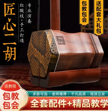 Professional Erhu Musical Instrument - Authentic Flagship Store Quality for Beginners, Exams, and Performances (Direct from Manufacturer)