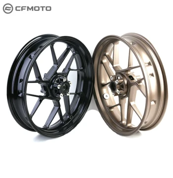 CF Motorcycle Genuine Parts, CFMOTO 800NK Front and Rear Wheel Rim Assembly, CF800-7 Front and Rear Steel Rims and Hubs