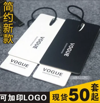 Custom Hang Tags for Women's Clothing, Generic Apparel Labels with Logo, Ready Stock, Free Design, Free Shipping