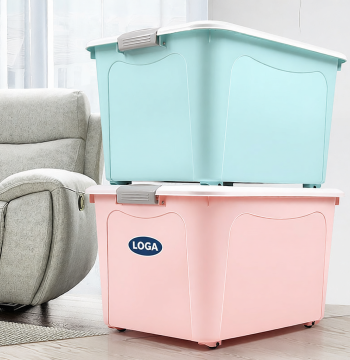 Plastic Storage Box for Desktop Sundries, Bedroom Clothes, Moving Organization, and Cabinet Storage