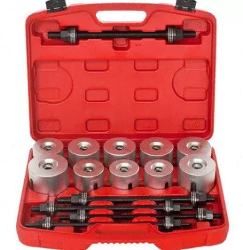 27-Piece Universal Car Bushing Removal Tool Kit - Specialized Tools for Rear Axle Iron Sleeve and Rubber Bushing Disassembly