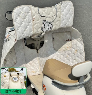Electric Scooter Windshield Summer Sunshade Cover Universal Waterproof Windproof Non-Abrasive to Headlights