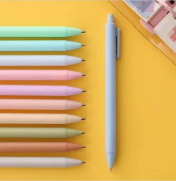 Set of 5 Cute Ballpoint Pens, Korean and Japanese School Off