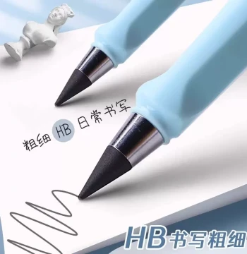 Eternal Pencil with Tungsten Alloy Core – No Sharpening Needed, Durable Writing Tool for Elementary Students
