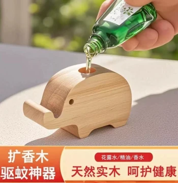 [1 Piece] Home Indoor Elephant Aroma Diffuser Wood
