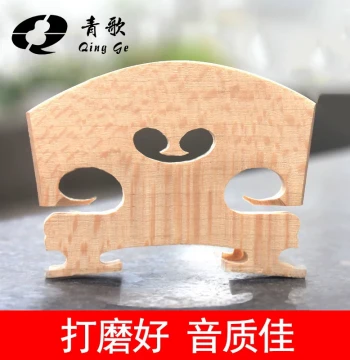 Qingge M1 Violin Bridge and Cello Bridge Accessories, Sanded and Ready