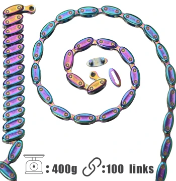 Fixed-Gear Chain Rust-Proof Single-Speed Colorful Rainbow